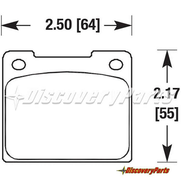 Carbotech CT44 Lotus Super 7 Front Brake Pad Set
